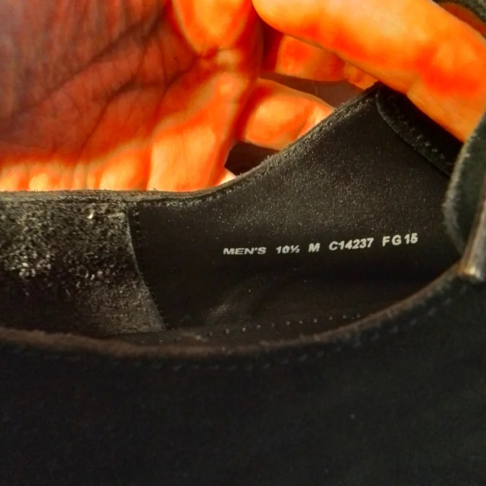 Cole Haan William Buck II Black Suede Oxford Shoes - 10.5 M